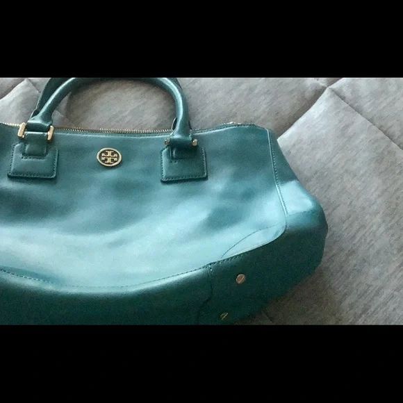 Tory Burch Blue Satchel - Picture 2 of 10